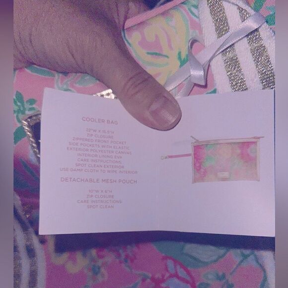 Lilly Pulitzer Picnic Cooler - Via Amore Spritzer NWT - Picture 6 of 7